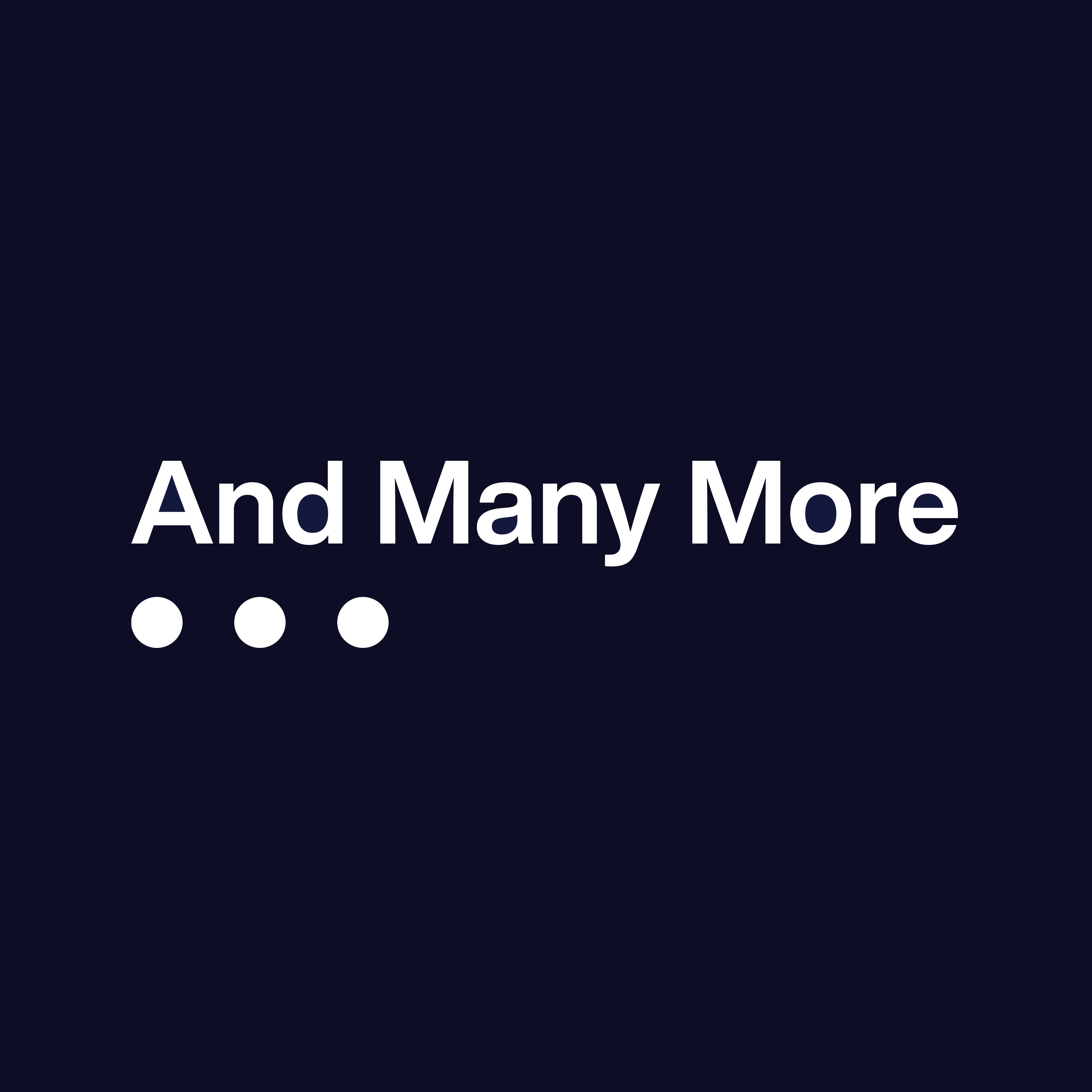 many more